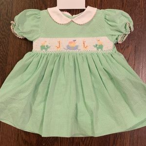 Baby Girl Smocked Dress NWOT